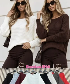 Swetry Damskie WŁOSKA,Size uni,paczka 6szt, mix kolor