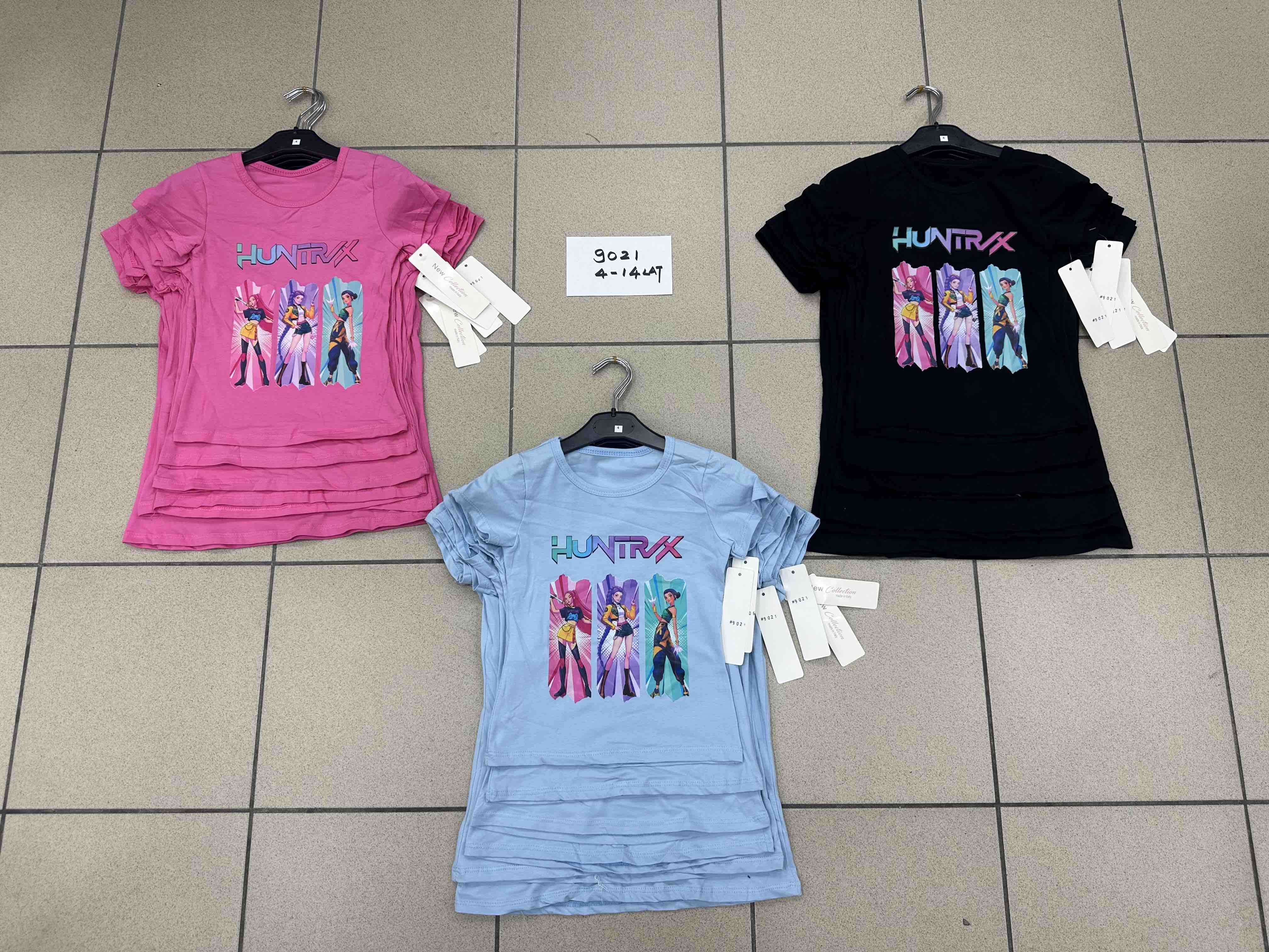 Bluzki DZIECIĘCA ,size 4-14 lat,paczka 6szt ,1kolor