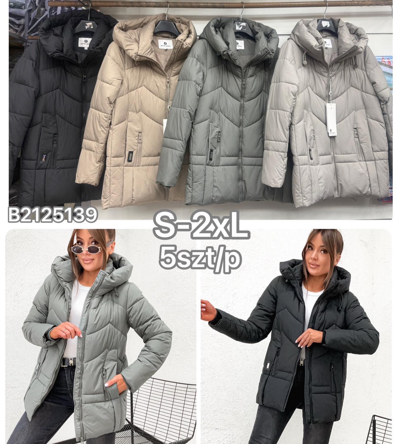 Kurtki Damskie , Size s-2xl,paczka 5szt ,1kolor