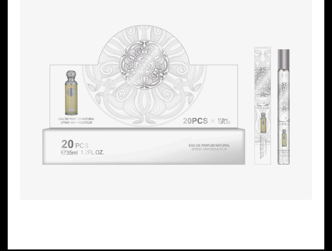 Perfumetki damskie 35ml , 20szt/Paczka