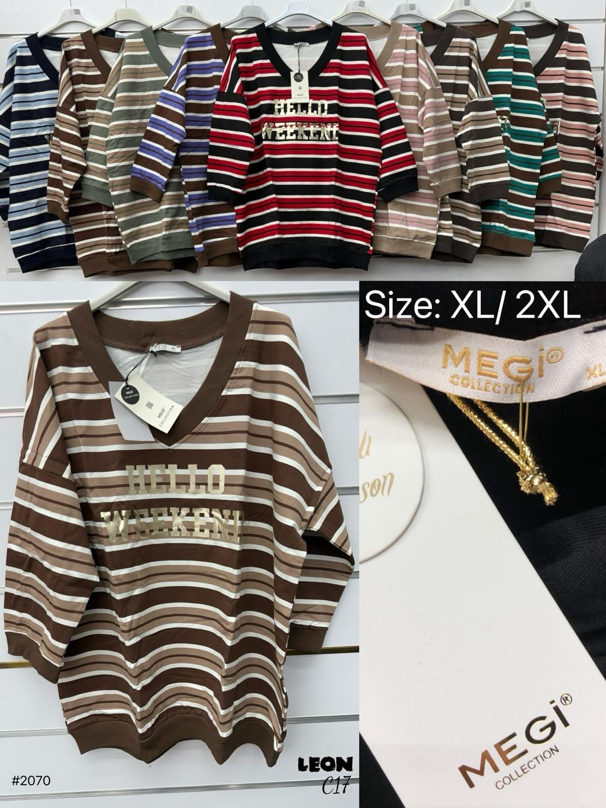 Bluzy damskie ,size xl-2xl,paczka 10szt ,mix kolor