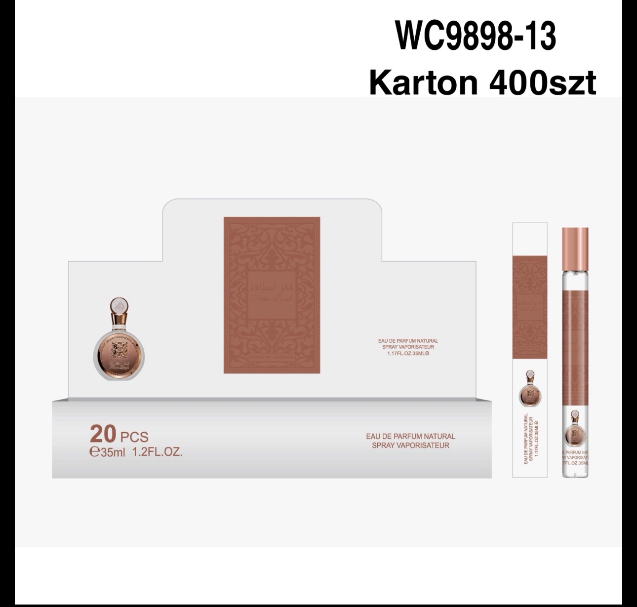 Perfumetki damskie 35ml, 20szt/Paczka