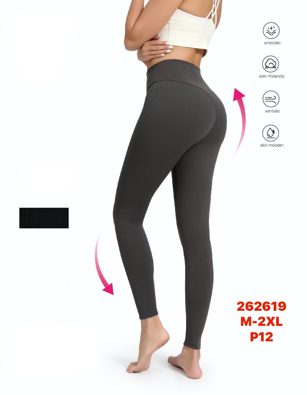 Legginsy Damskie , Size s-xl,paczka 12szt ,mix kolor