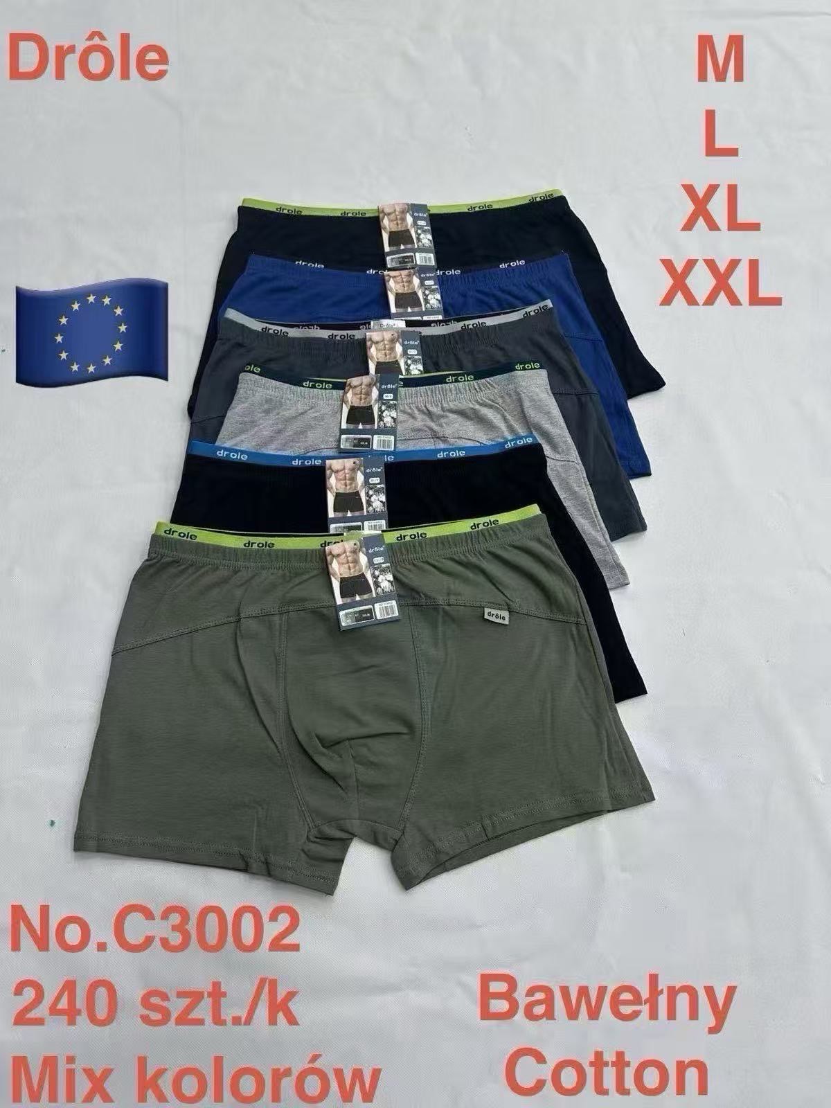 Bokserki MĘSKA size M-2XL,paczka 24szt,mix kolor