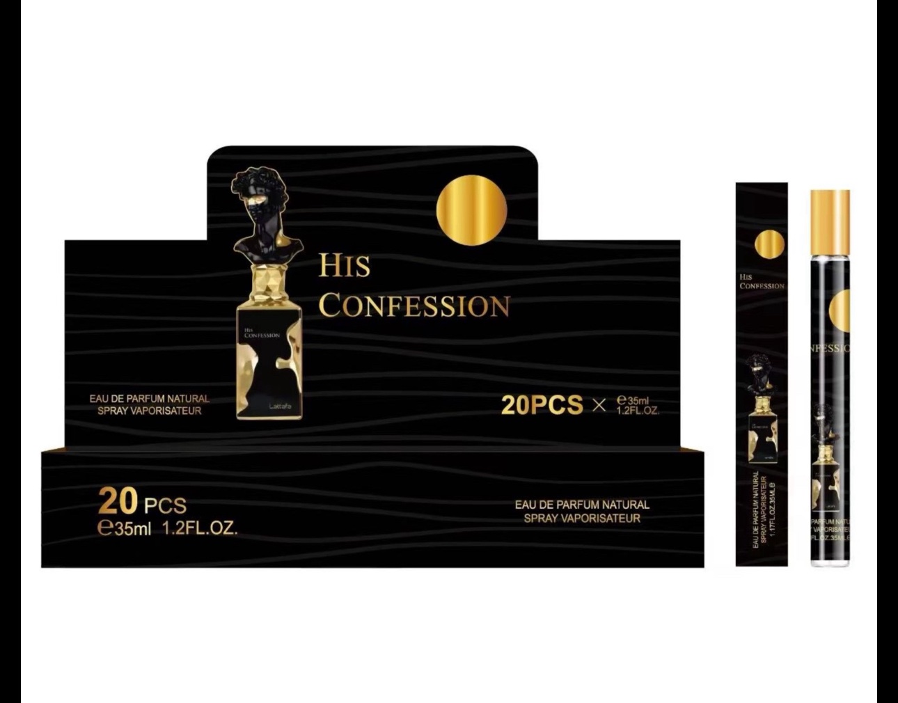 Perfumetki meskie 35ml, 20szt/Paczka