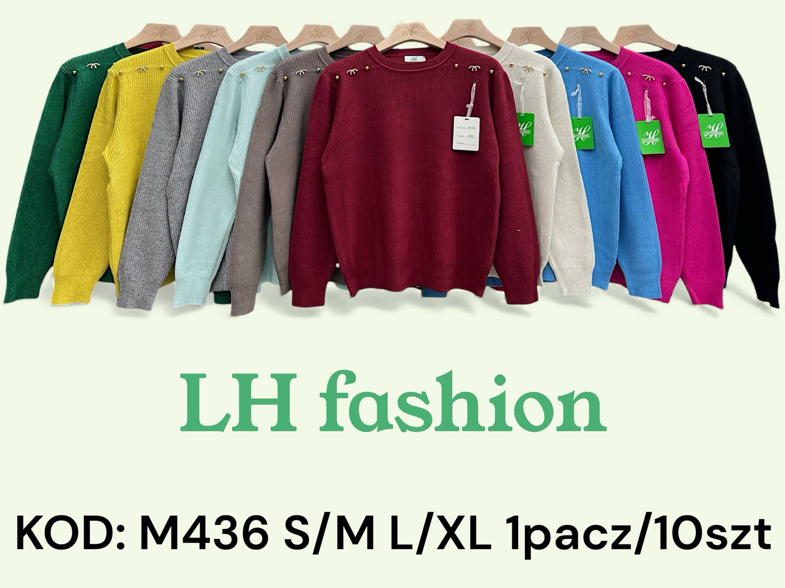 Swetry damskie ,size s-xl,paczka 10szt ,mix kolor