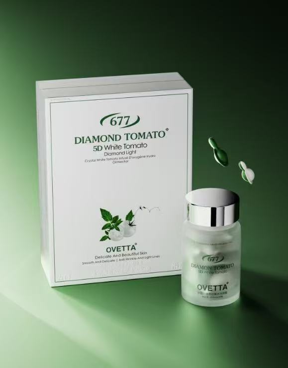 SERUM 677 DIAMOND TOMATO - ROZJAŚNIA SKÓRĘ I WYRÓWNA KOLOR, 12szt/Paczka