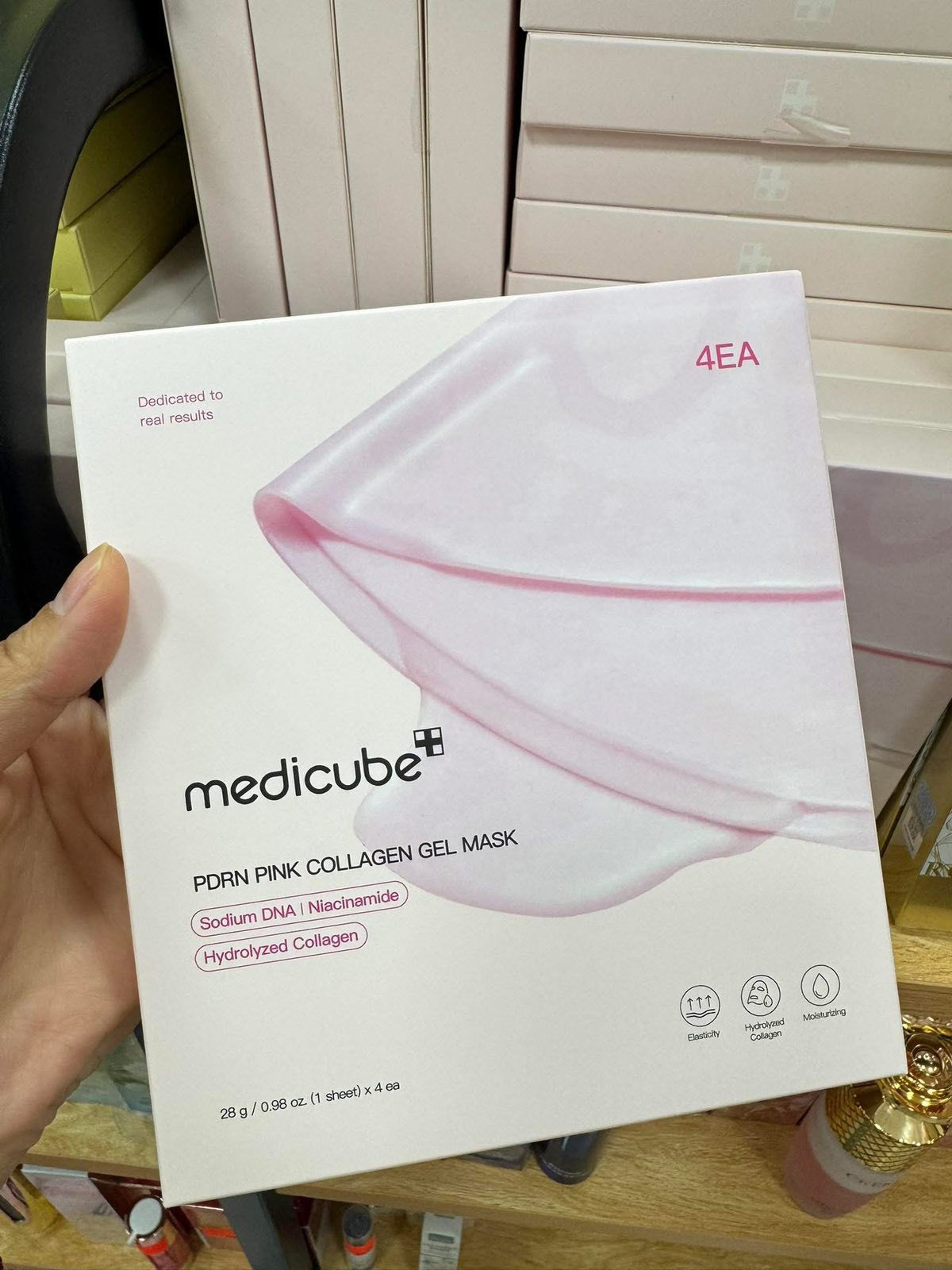 Medicube PDRN Pink Collagen Gel Mask, 12szt/Paczka