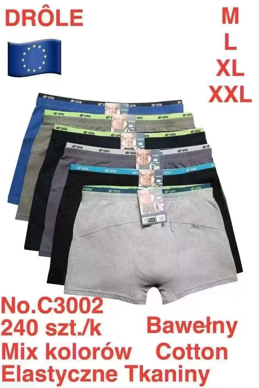 Bokserki MĘSKA size M-2XL,paczka 24szt,mix kolor