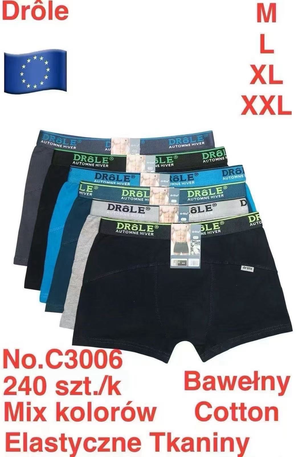 Bokserki MĘSKA size M-2XL,paczka 24szt,mix kolor