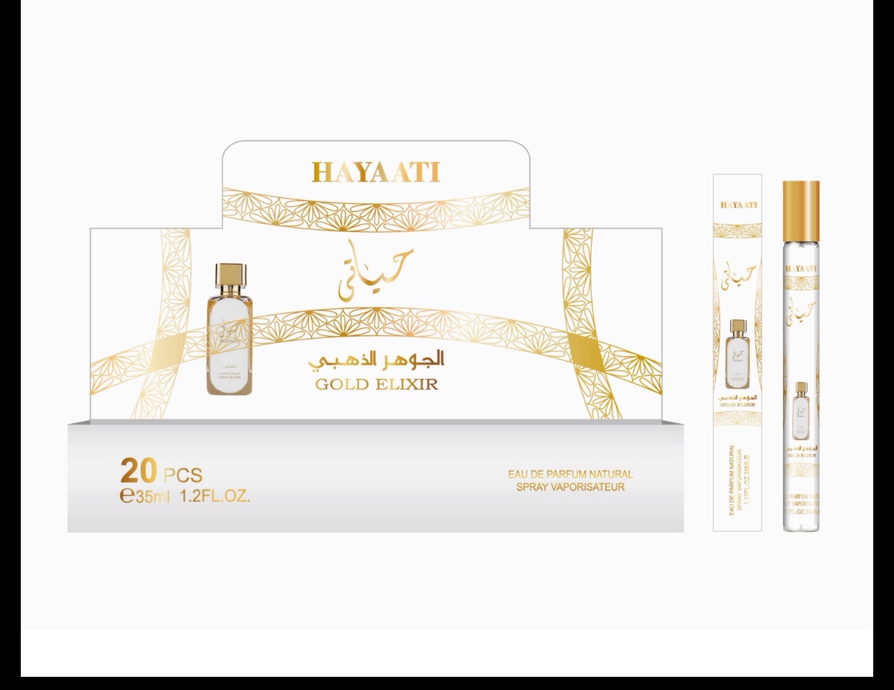 Perfumetki damskie 35ml, 20szt/Paczka