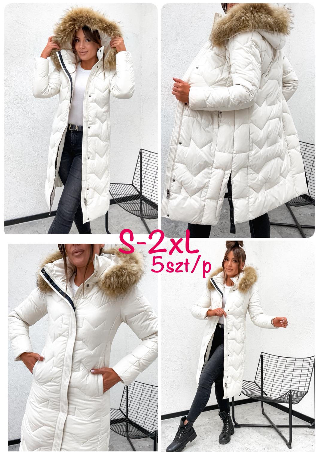 Kurtki Damskie , Size s-2xl,paczka 5szt ,1kolor