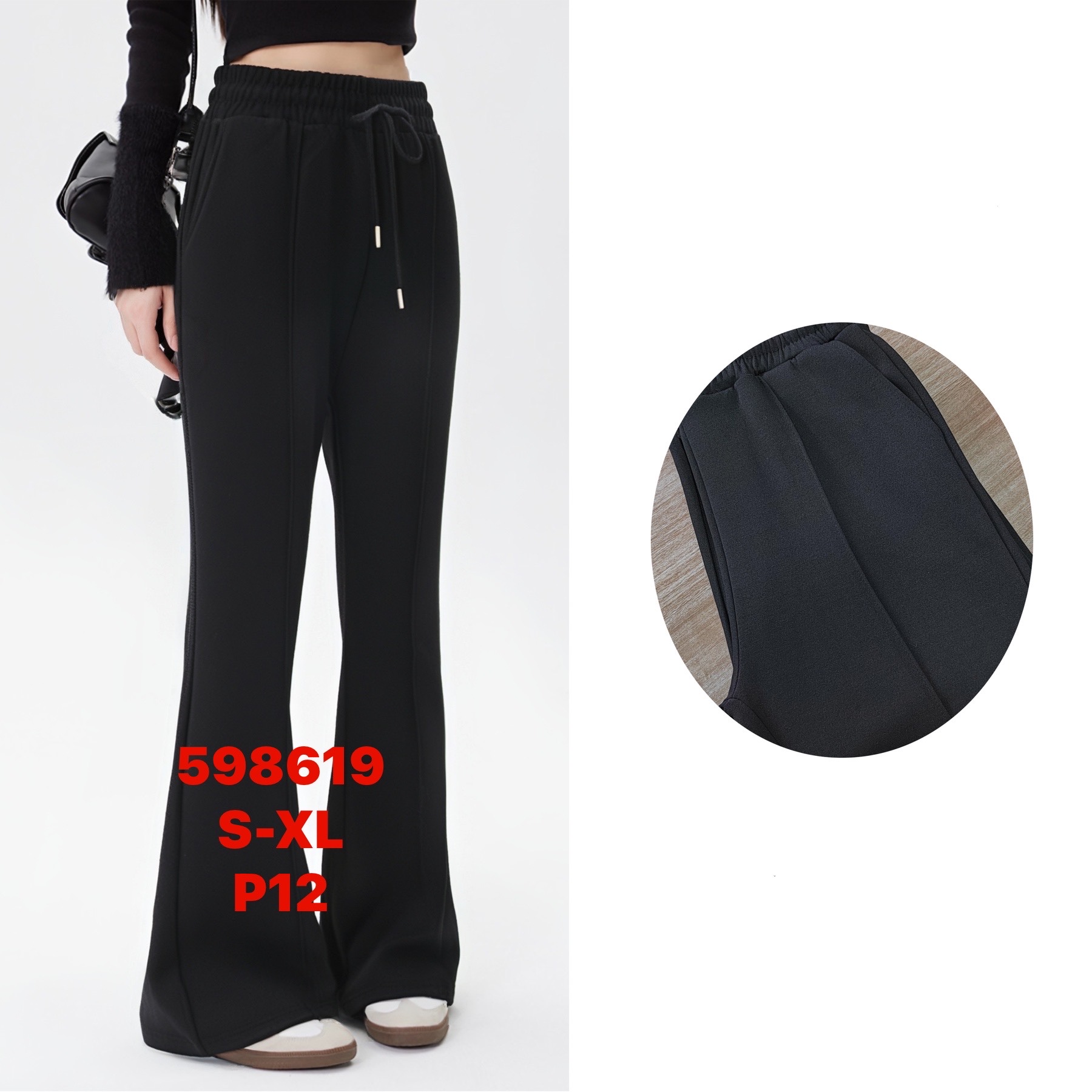 Spodnie Damskie , Size s-xl,paczka 12szt ,1kolor