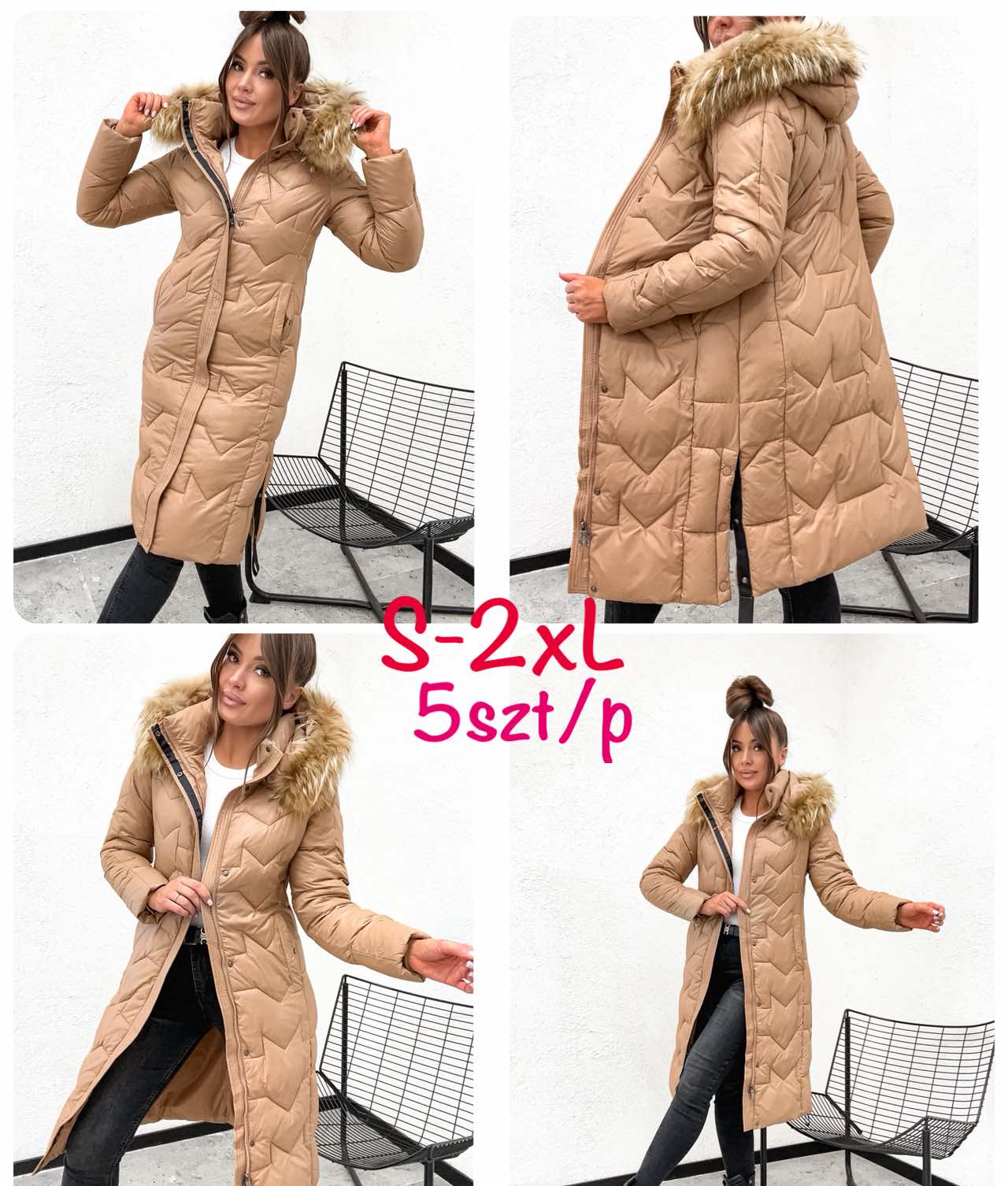 Kurtki Damskie , Size s-2xl,paczka 5szt ,1kolor