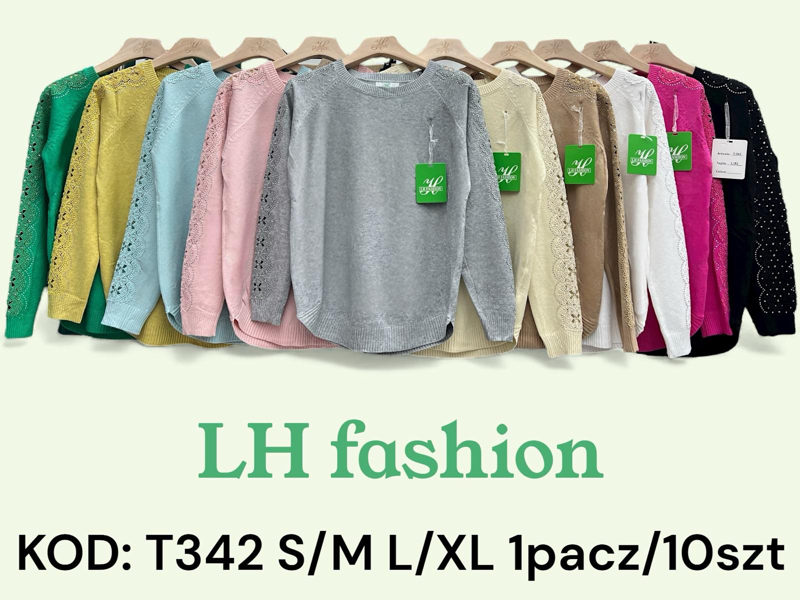 Swetry damskie ,size s-xl,paczka 10szt ,mix kolor