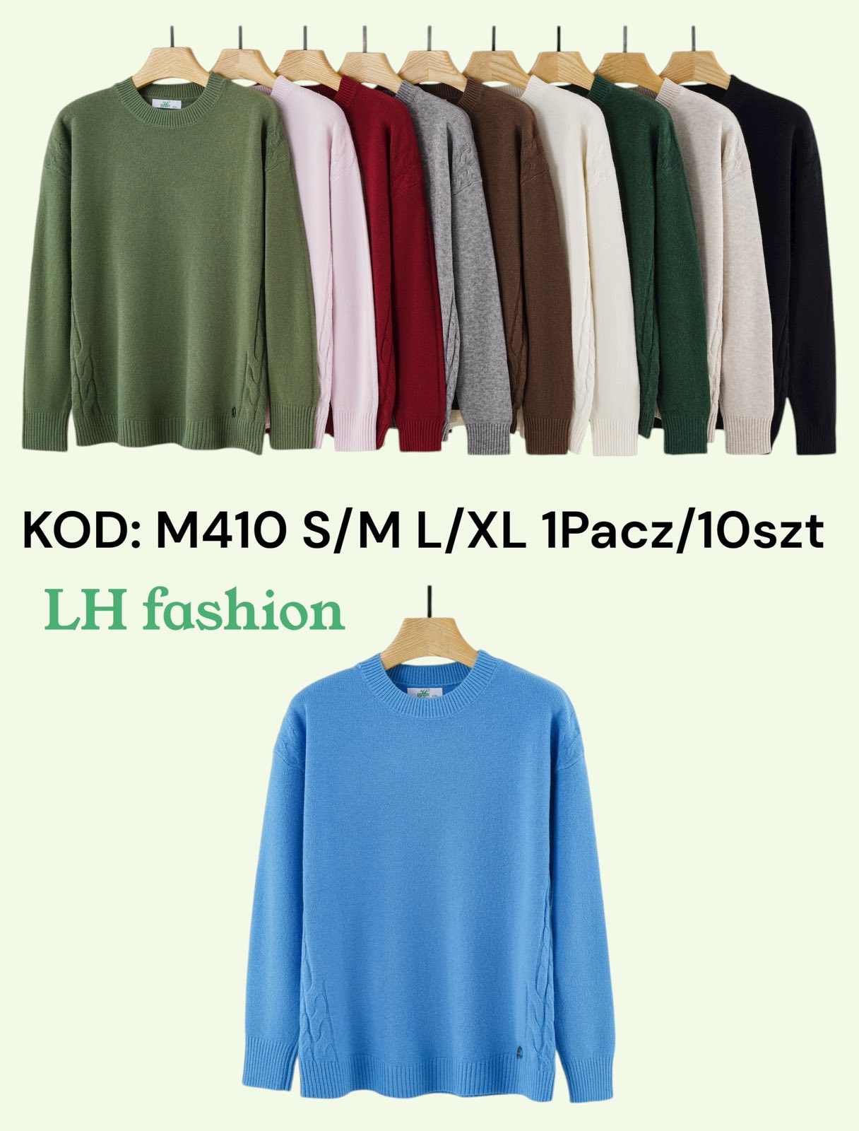 Swetry damskie ,size s-xl,paczka 10szt ,mix kolor