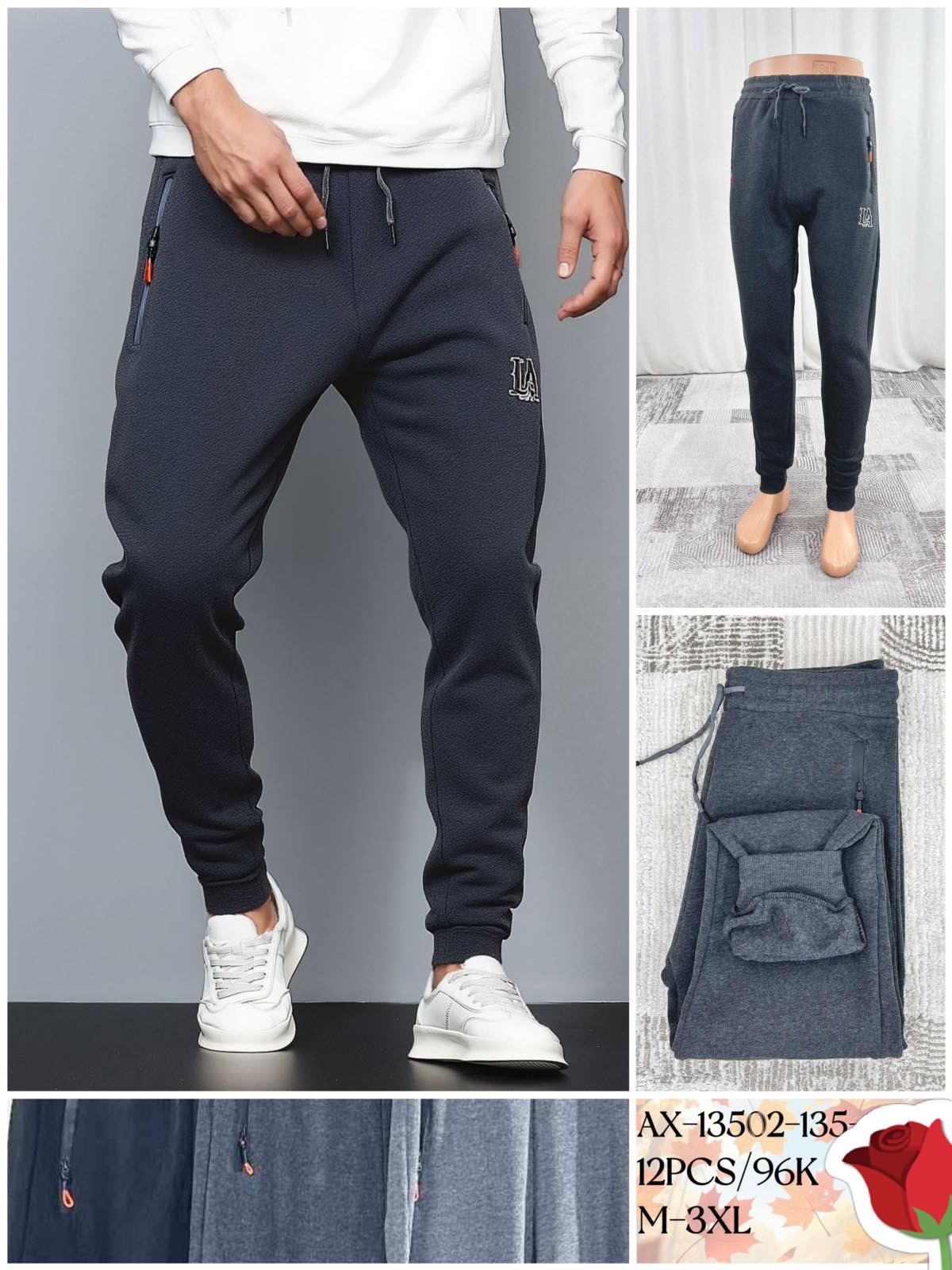 Spodnie MĘSKA , Size m-3xl,paczka 12szt ,mix kolor