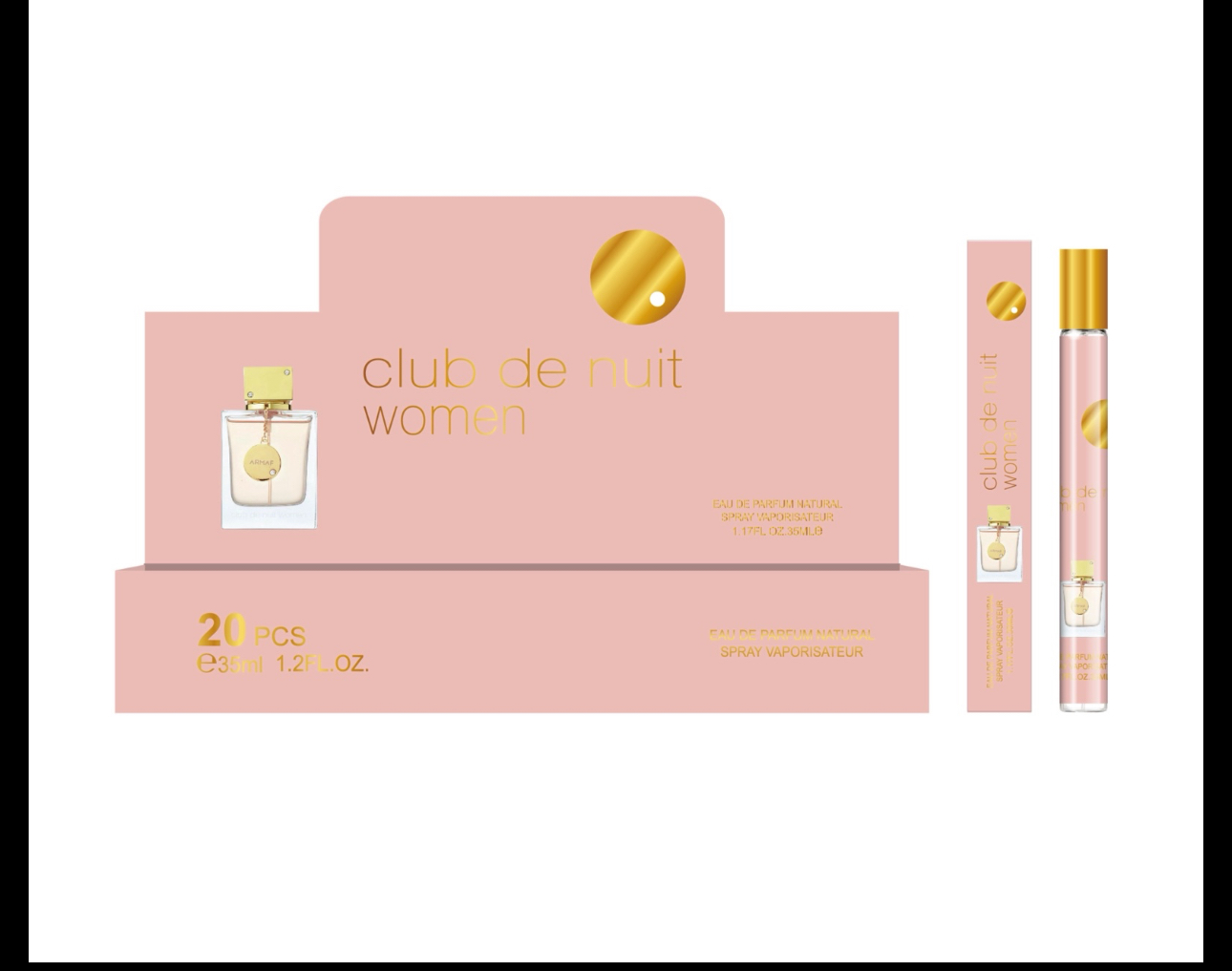 Perfumetki damskie 35ml, 20szt/Paczka