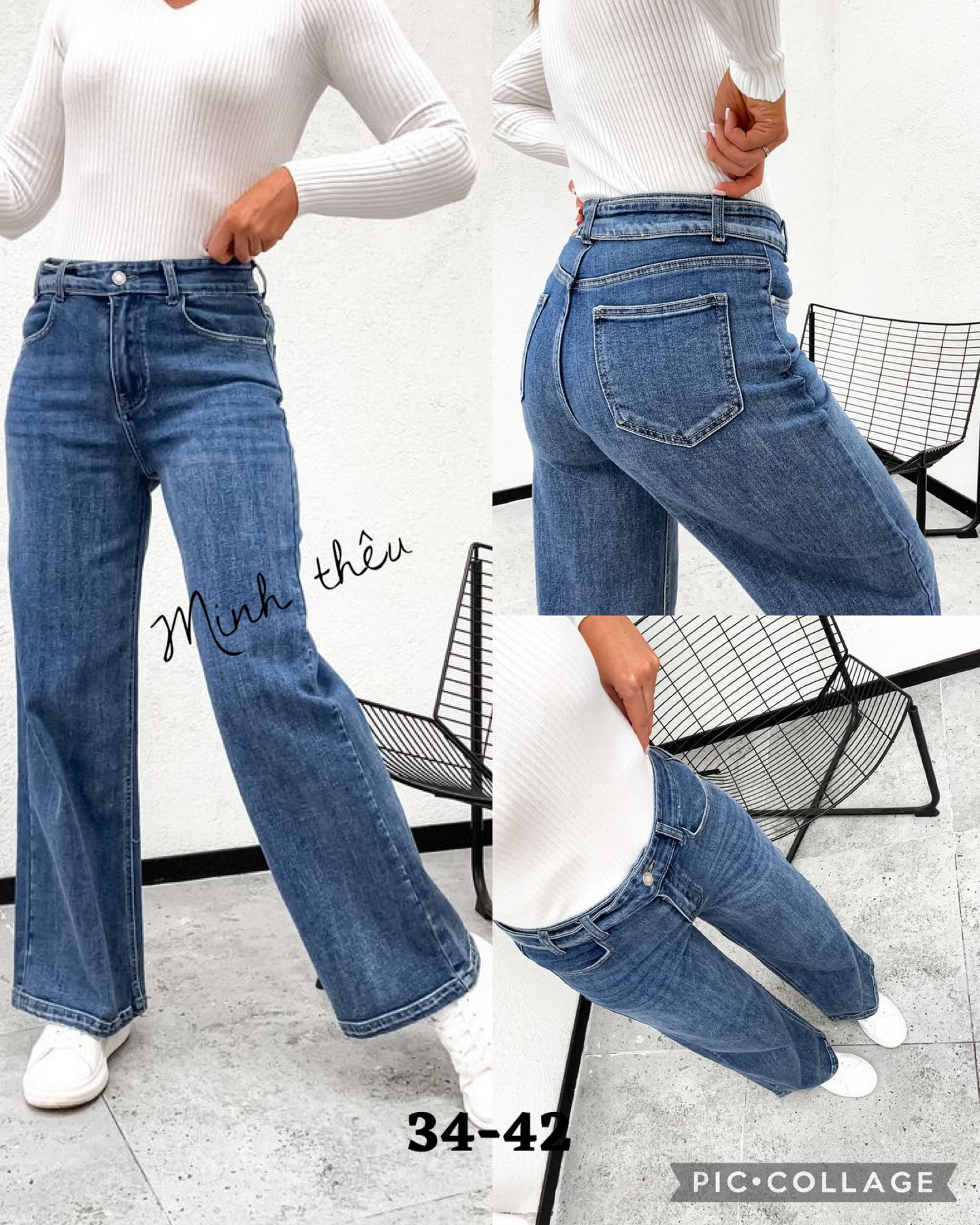 Jeansy Damskie , Size 32-42,paczka 10szt ,1kolor