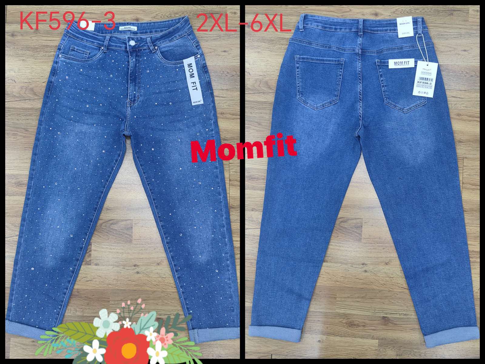 Jeansy Damskie , Size 2xl-6xl,paczka 10szt ,1kolor