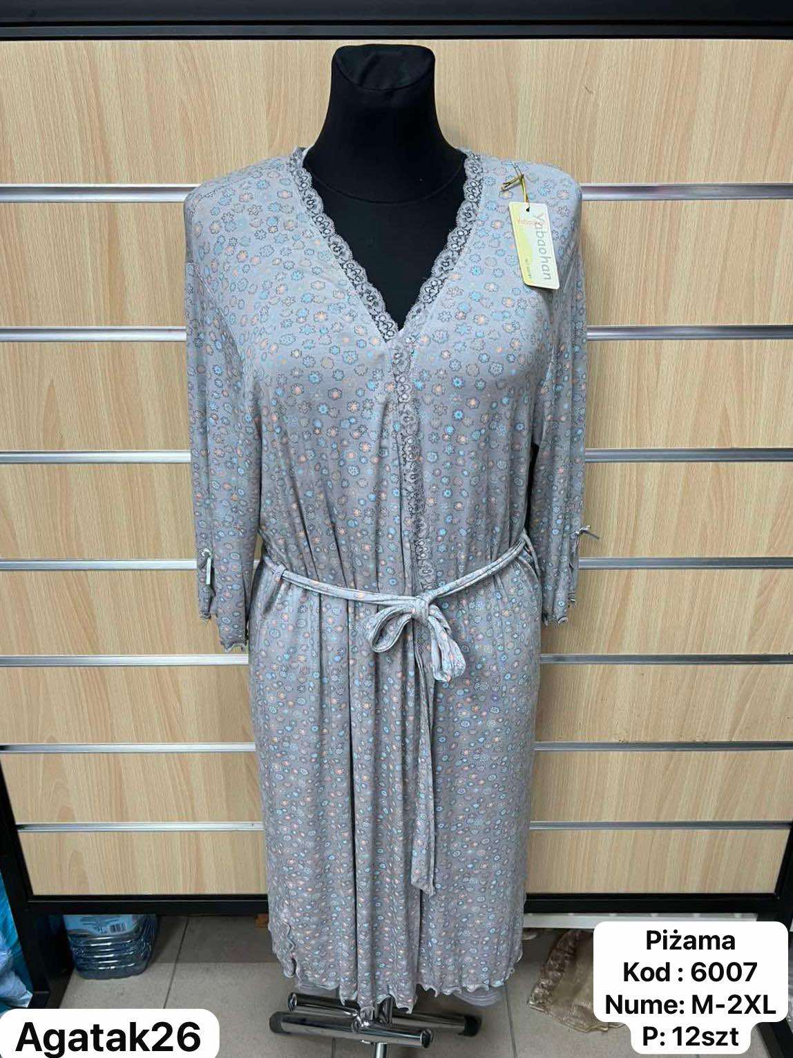 Szlafrok  damskie ,size m-2xl,paczka 12szt ,mix kolor