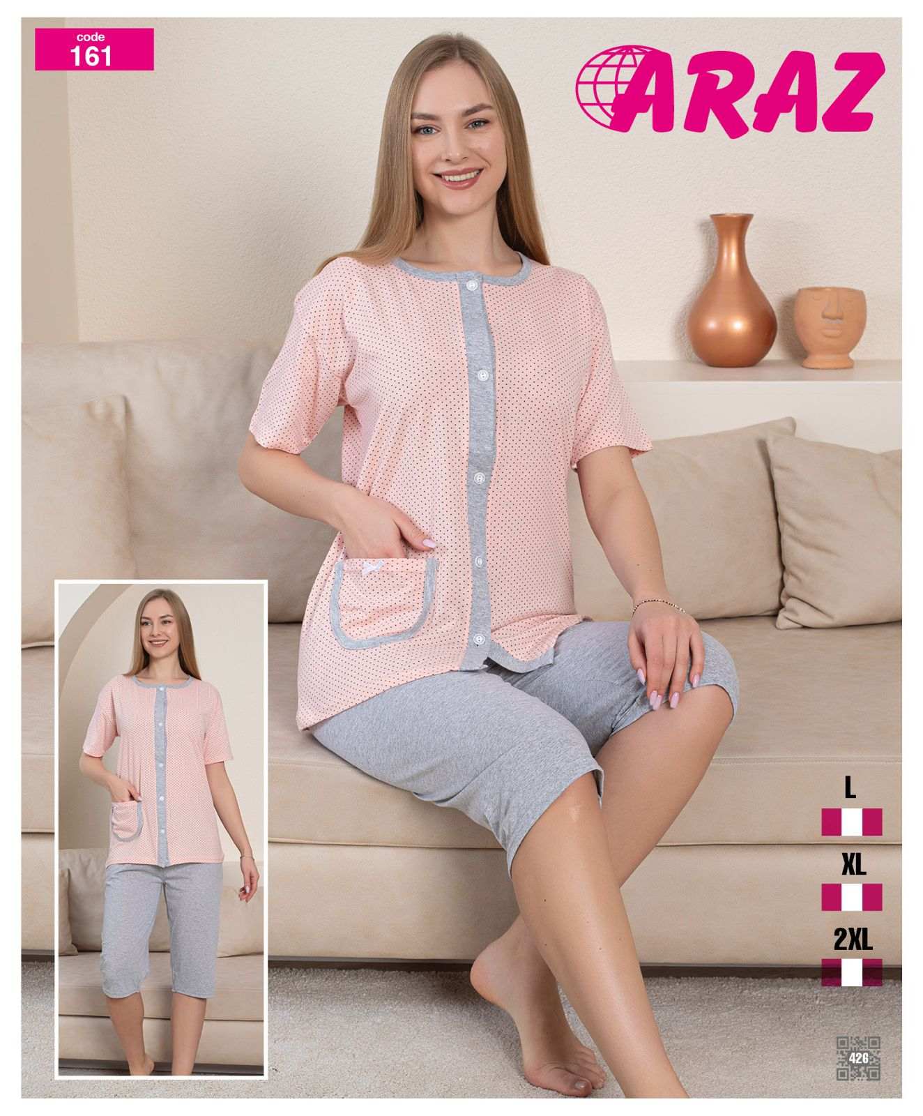 Piżama damskie tureckie,size l-2xl,paczka 12szt ,mix kolor