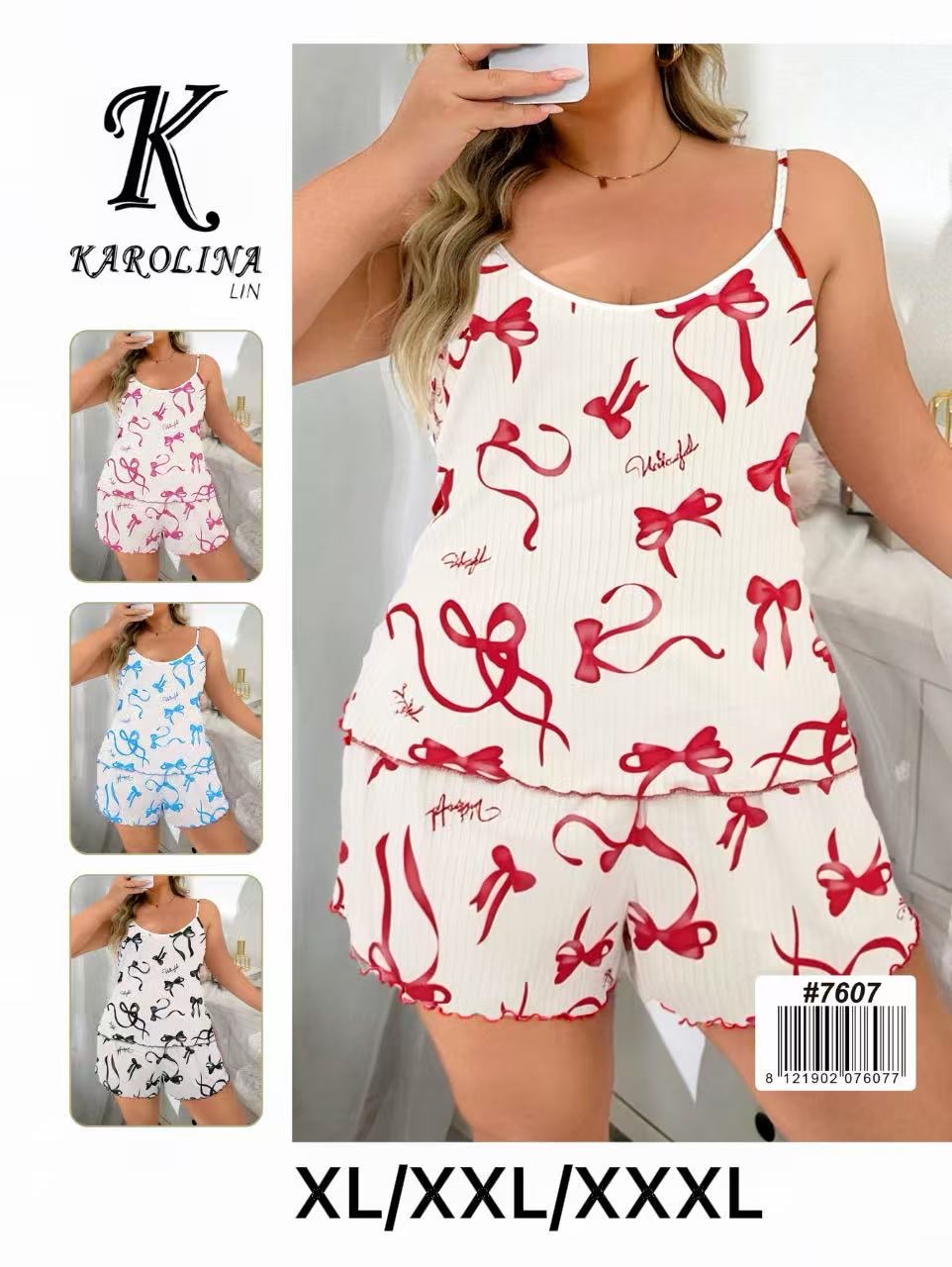 Piżama damskie ,size XL-3XL,paczka 12szt ,mix kolor