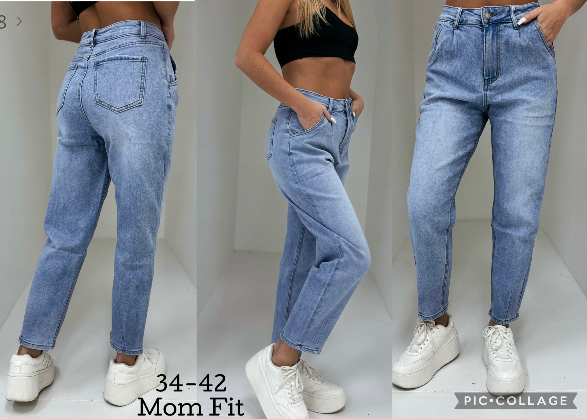 Jeansy damskie , Size 32-42, paczka 10szt ,1kolor