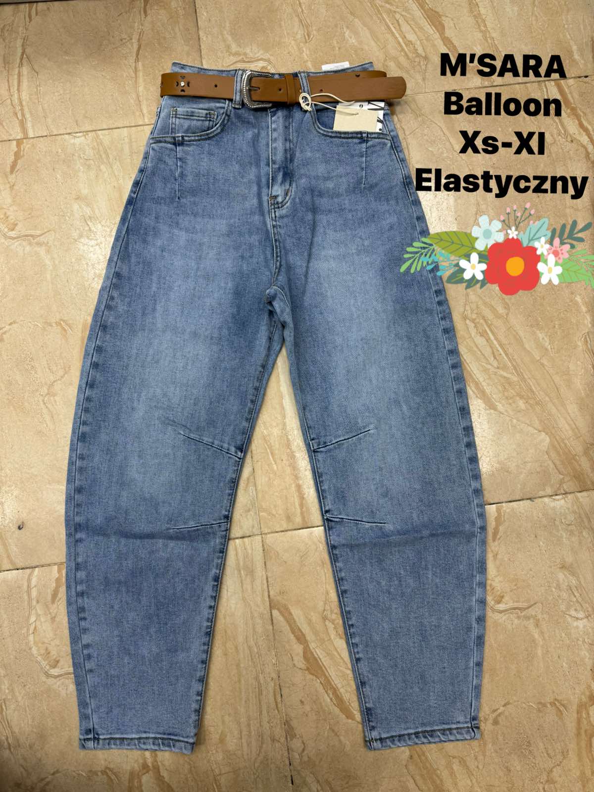 Jeansy Damskie , Size xs-xl,paczka 10szt ,1kolor