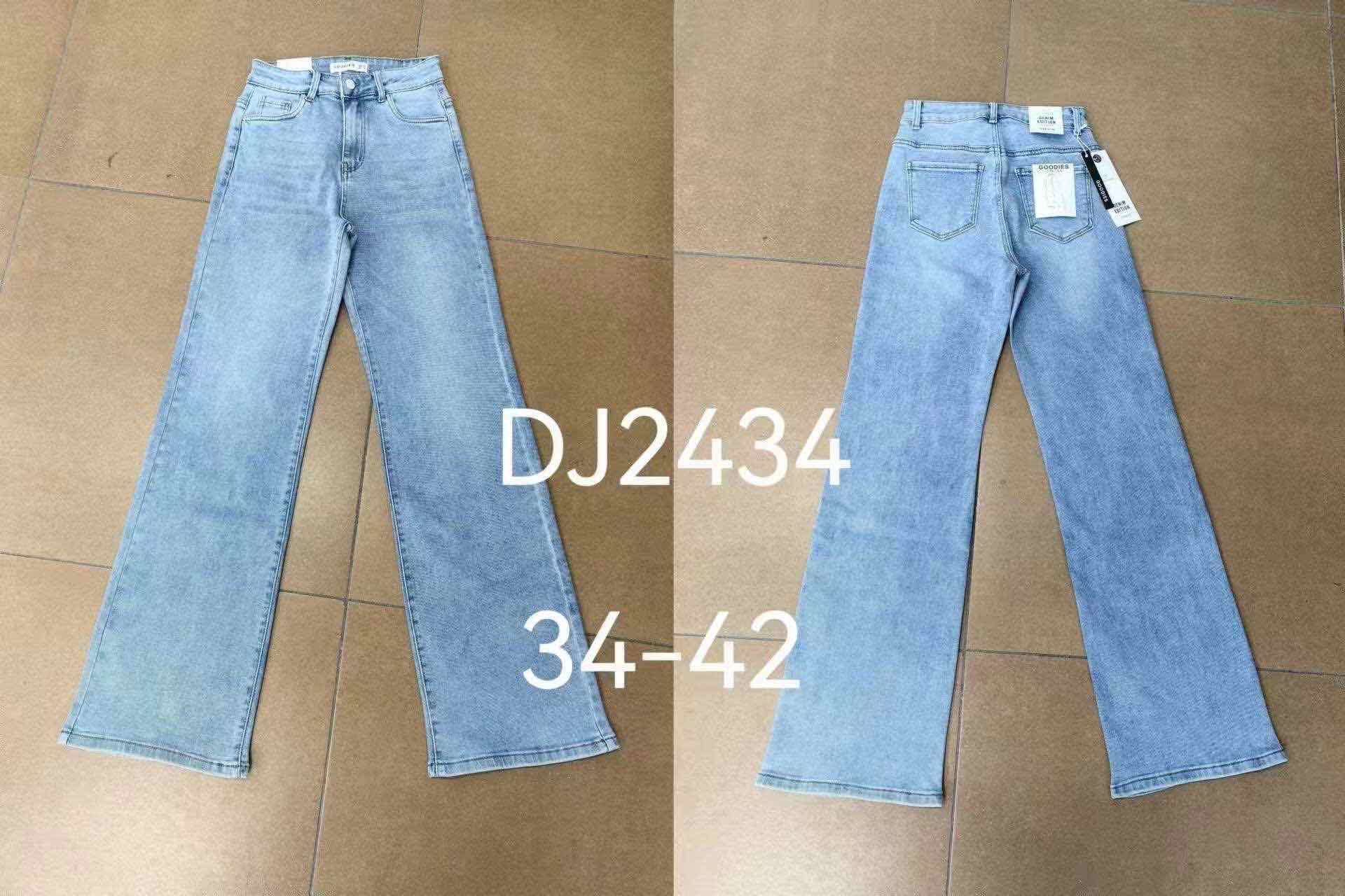 Jeansy Damskie , Size 34-42, paczka 10szt,
