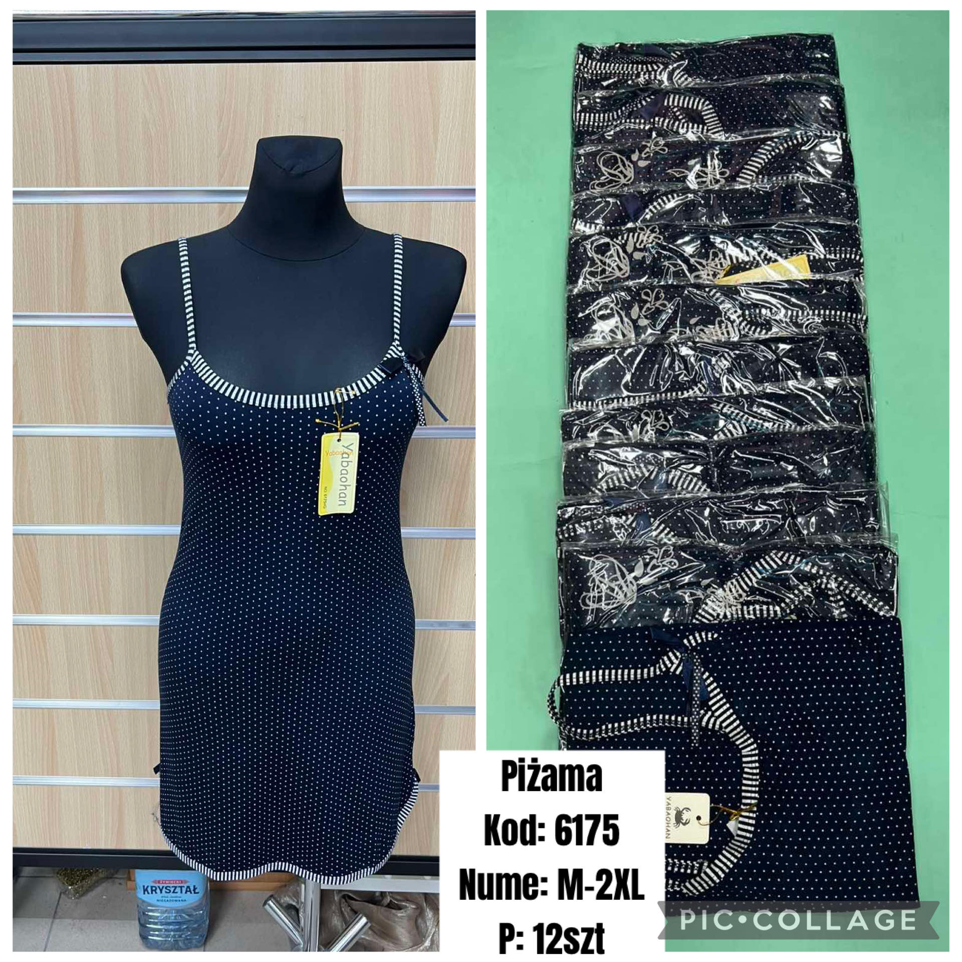 Koszule nocne damskie tureckie,size m-2xl,paczka 12szt ,mix kolor