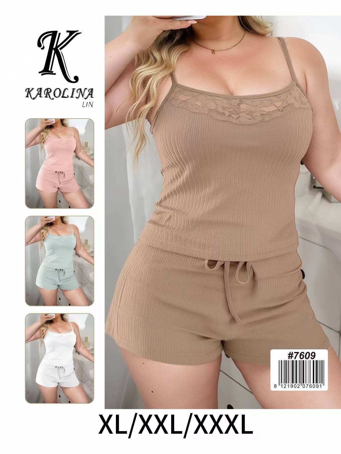 Piżama damskie ,size XL-3XL,paczka 12szt ,mix kolor