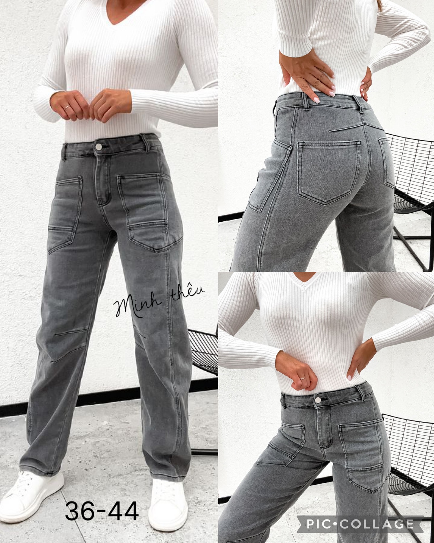 Jeansy damskie , Size 36-44, paczka 10szt ,1kolor