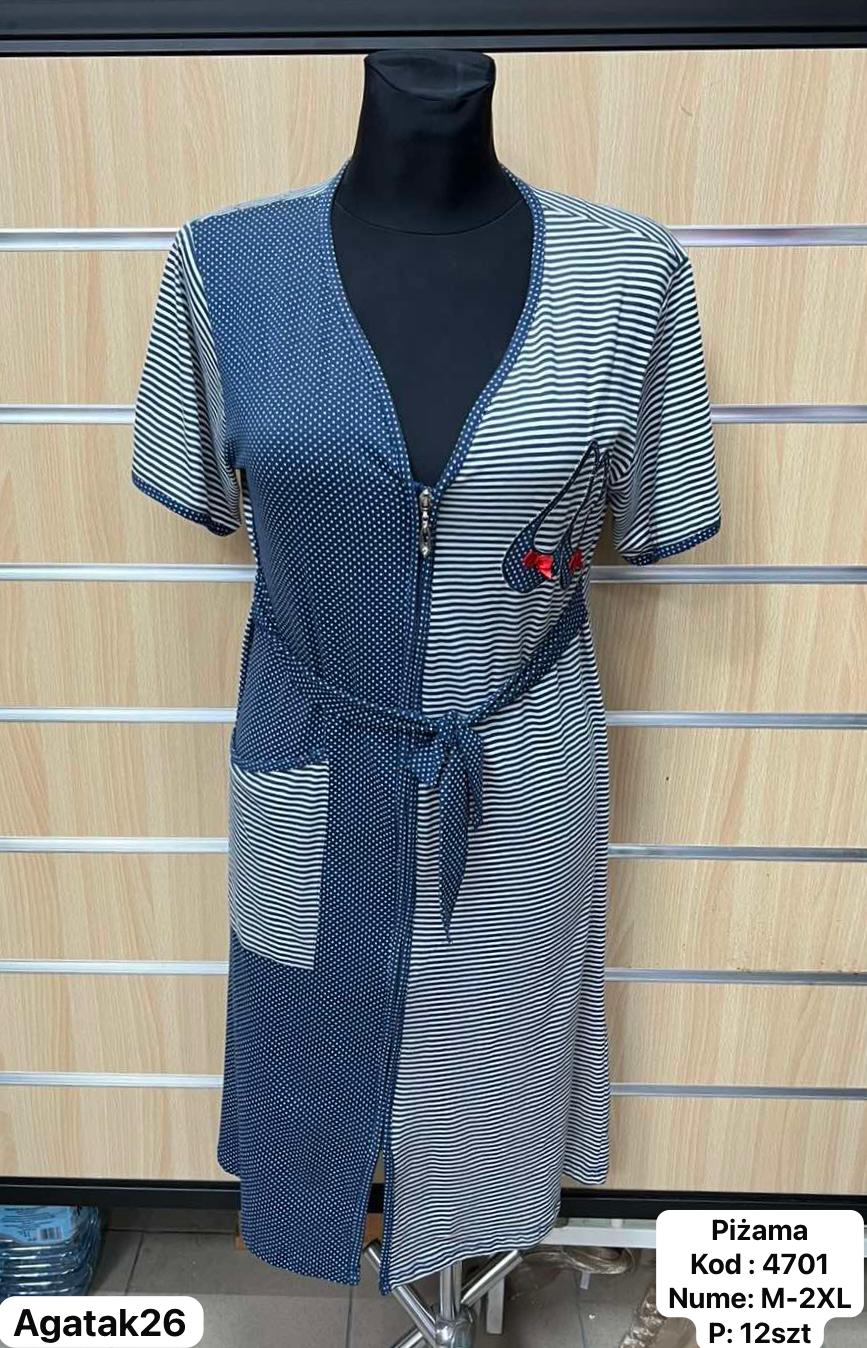 Szlafrok  damskie ,size m-2xl,paczka 12szt ,mix kolor