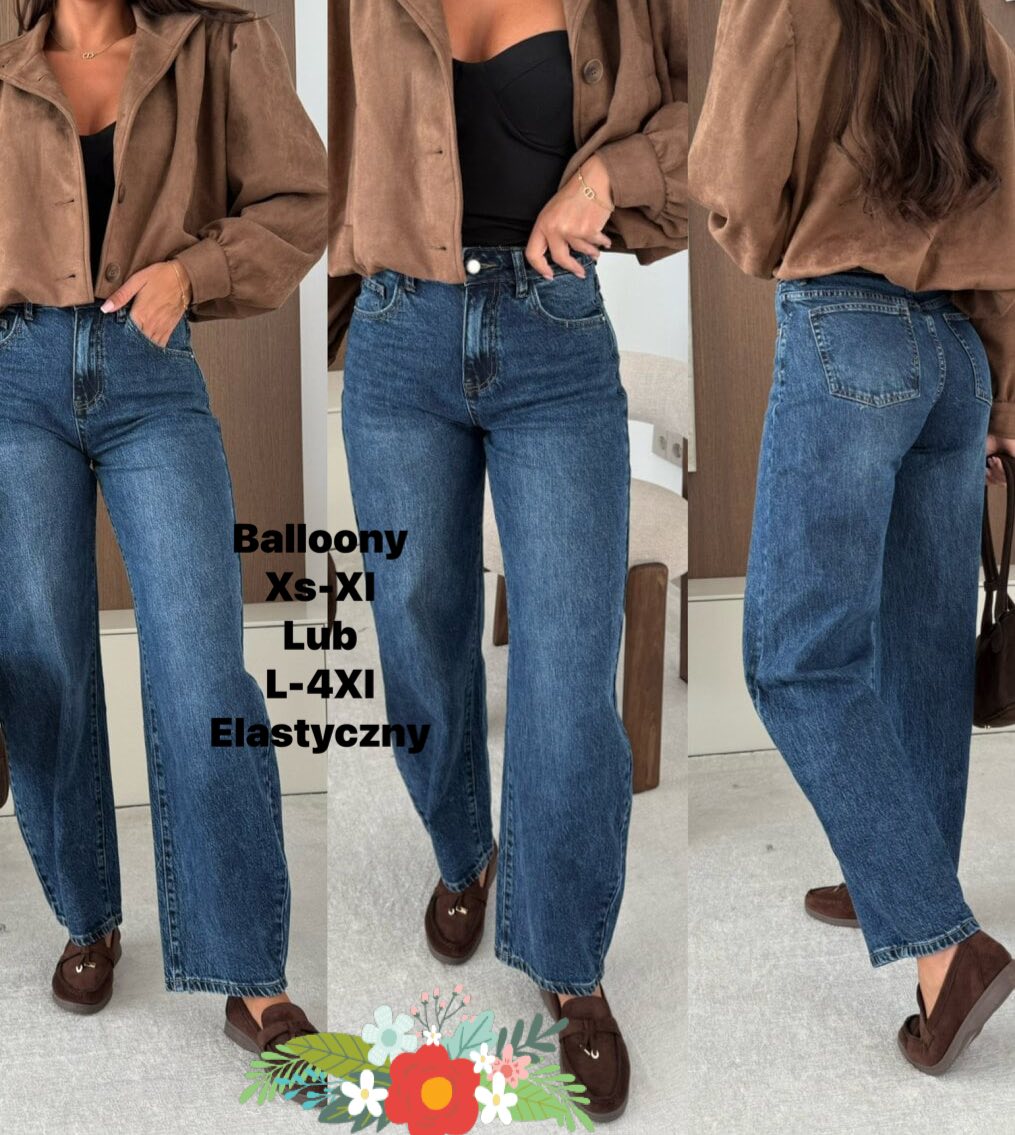 Jeansy Damskie , Size l-4xl,paczka 10szt ,1kolor