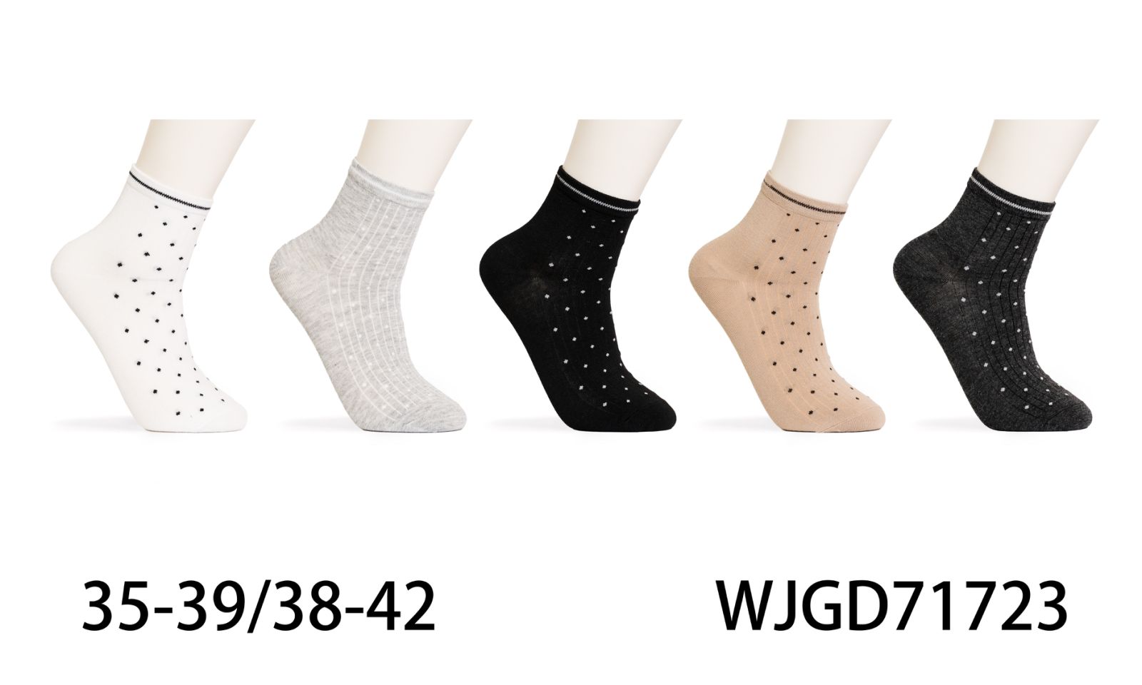 SKARPETY / STOPKI DAMSKIE .SIZE: 35-42, (40PAR/PACZKA) KOLOR JAK NA ZDZIĘCIU