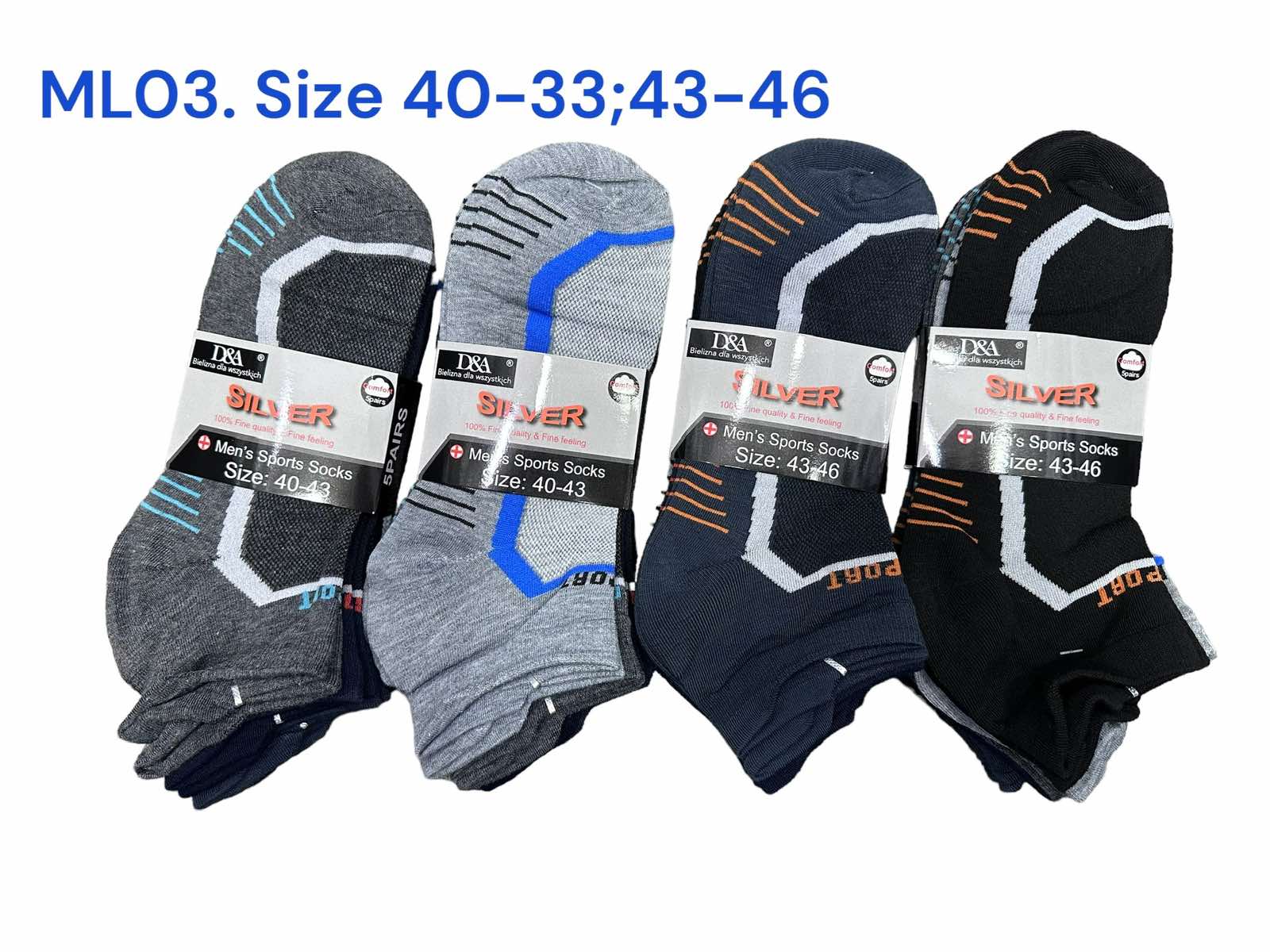 SKARPETY / STOPKI  MĘSKIE.SIZE: 40-46, (40PAR/PACZKA) KOLOR JAK NA ZDZIĘCIU