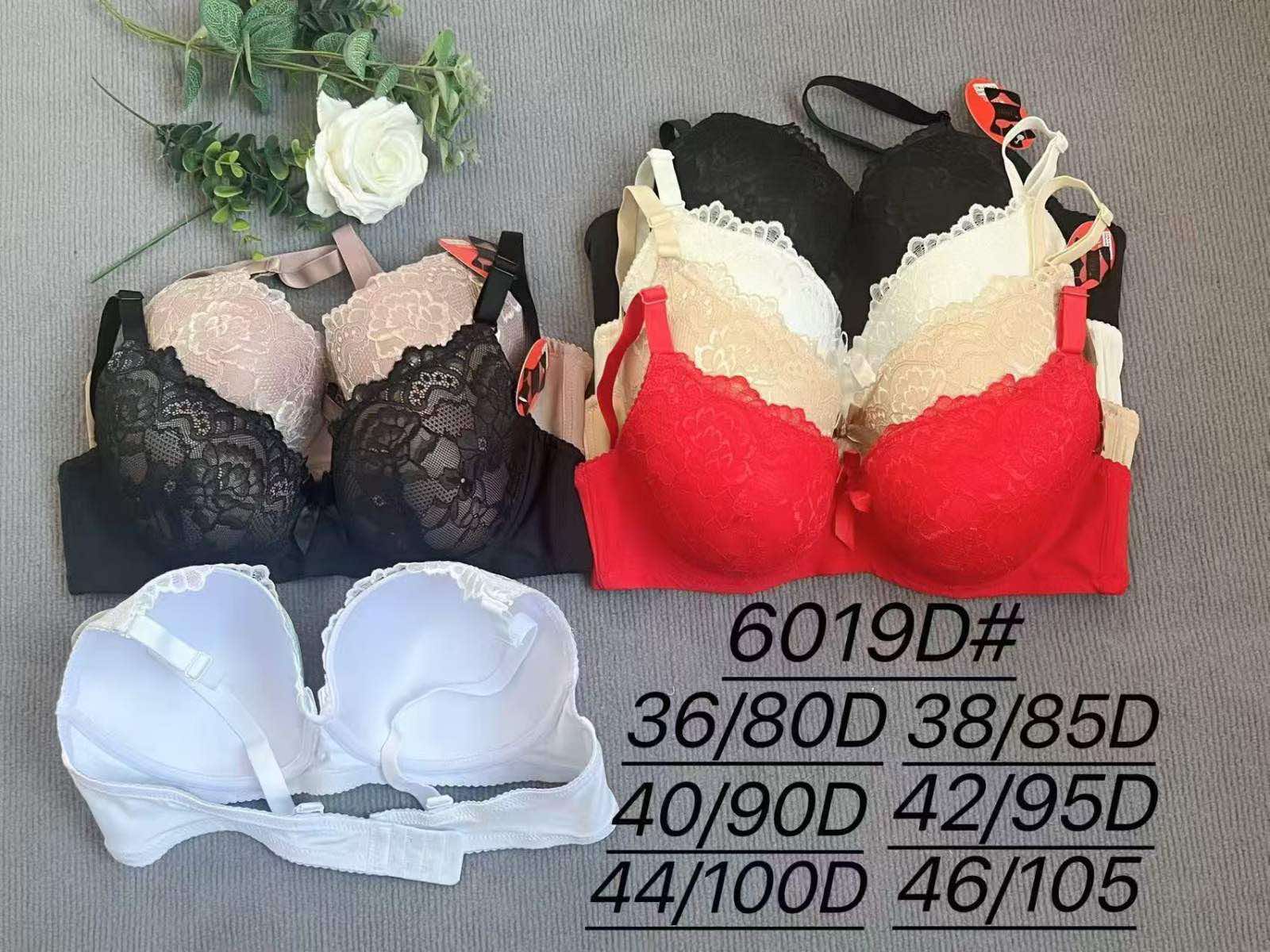 Biustonosz damskie, Miska D 36-46,paczka 6szt ,1kolor