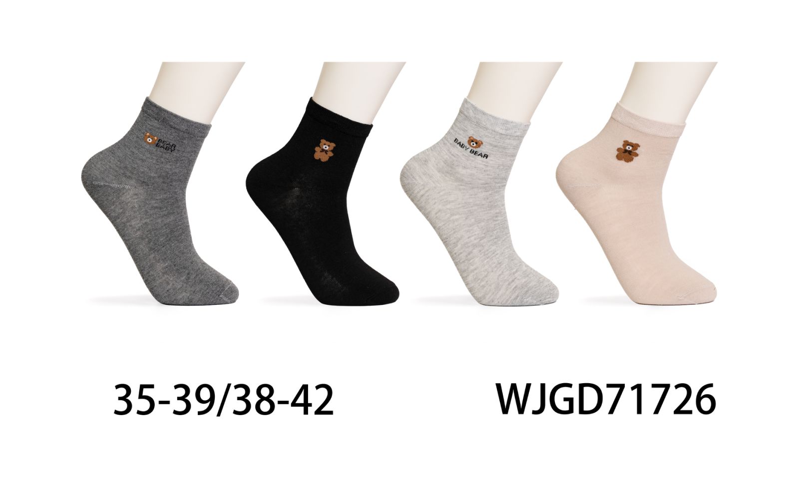 SKARPETY / STOPKI DAMSKIE .SIZE: 35-42, (40PAR/PACZKA) KOLOR JAK NA ZDZIĘCIU