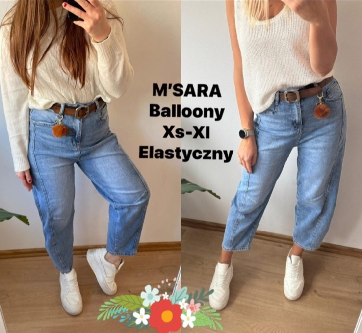 Jeansy Damskie , Size xs-xl,paczka 10szt ,1kolor