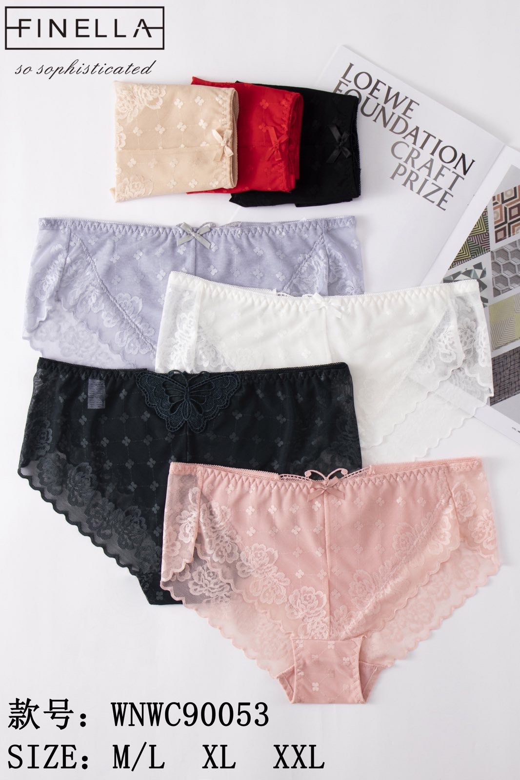 Majtki damskie , Size m-2xl, paczka 24szt ,mix kolor