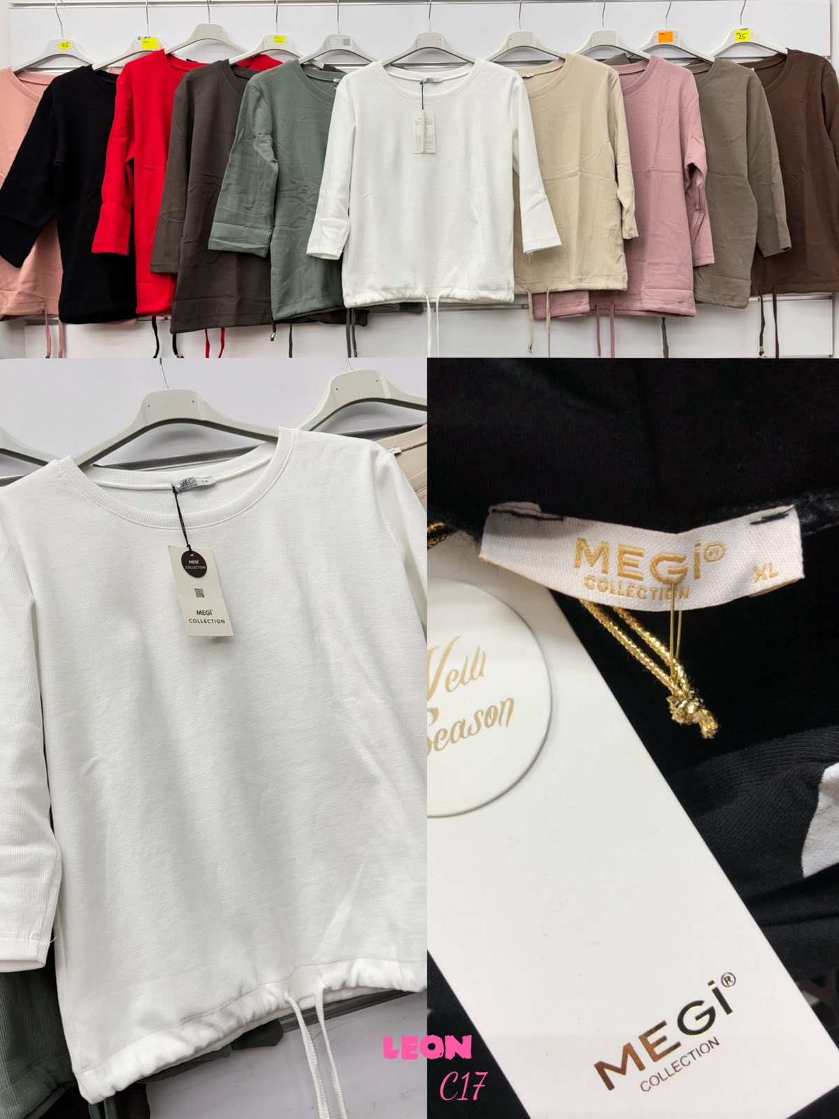 Bluzy Damskie TURECKA , Size uni, paczka 6szt ,mix kolor