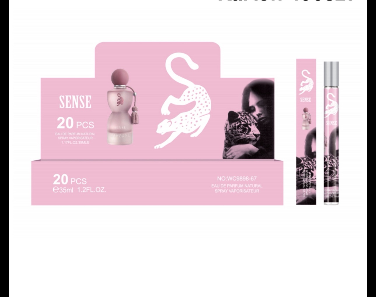 Perfumetki damskie 35ml, 20szt/Paczka