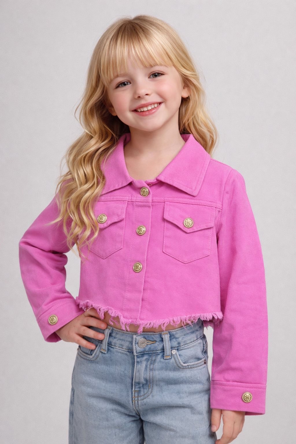 Kurtki Jeansy DZIECIĘCA , Size 6-16lat, paczka 6szt ,1kolor