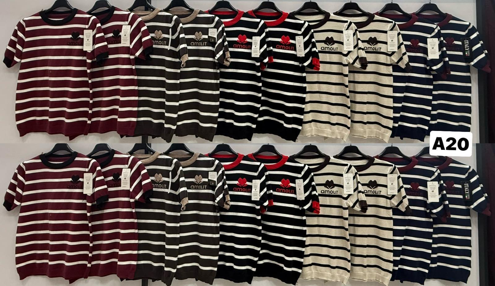 Bluzki Damskie wloskie, Size uni, paczka 6szt ,mix kolor