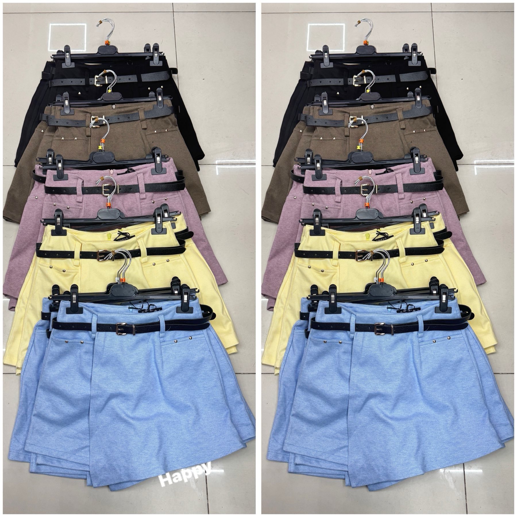 Spodenk Damskie  WŁOSKA  , Size uni, paczka 6szt ,mix kolor