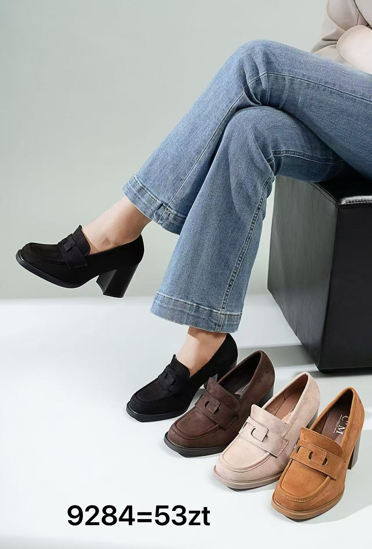 Buty Mokasyny Damskie (36-41, 12par)