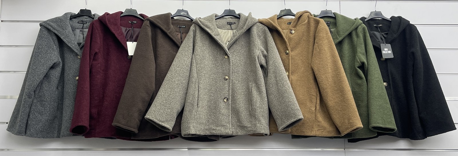 Płaszcz Damskie wloskie, Size uni, paczka 6szt ,mix kolor