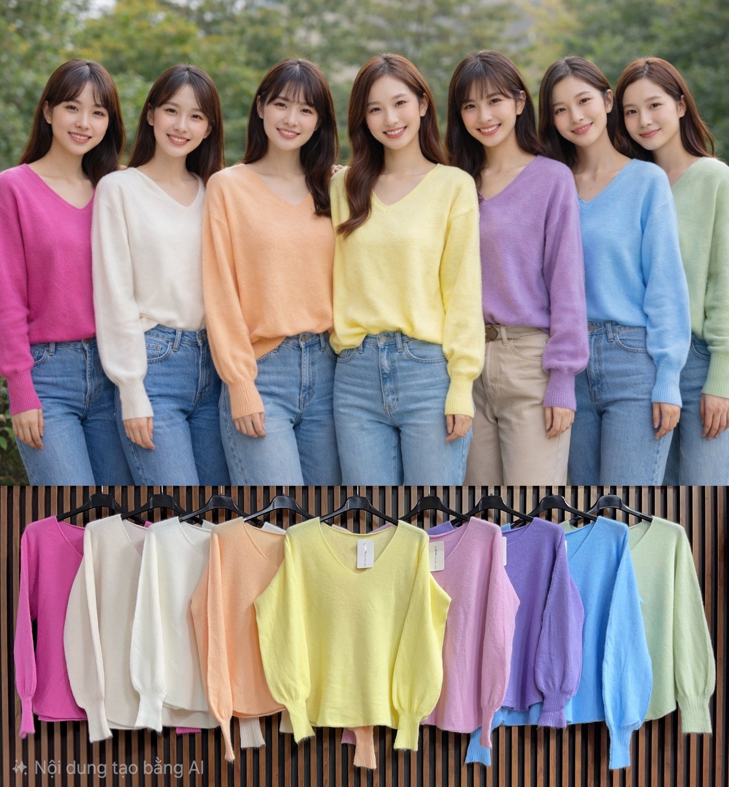 Swetry  Damskie  WŁOSKA  , Size uni, paczka 6szt ,mix kolor