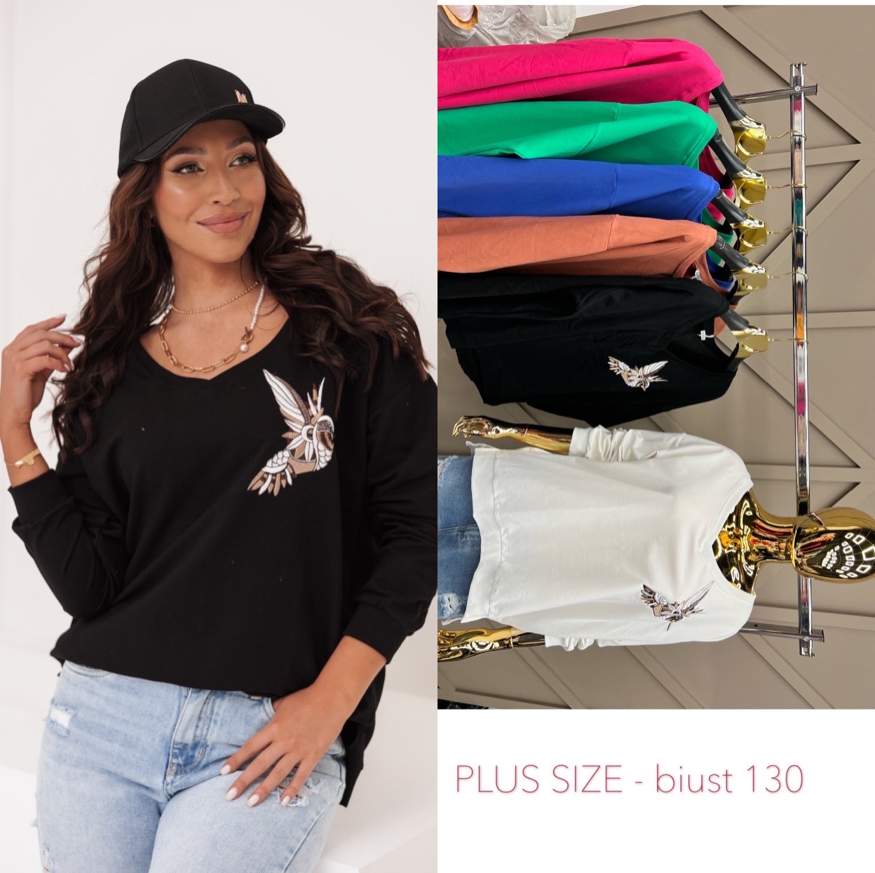 Bluzy Damskie , Size uni, paczka 10szt ,mix kolor